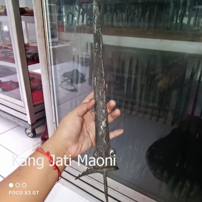 keris omyang jimbe kembar pamor ngulit semongko Asli Paling Mewah DFG654