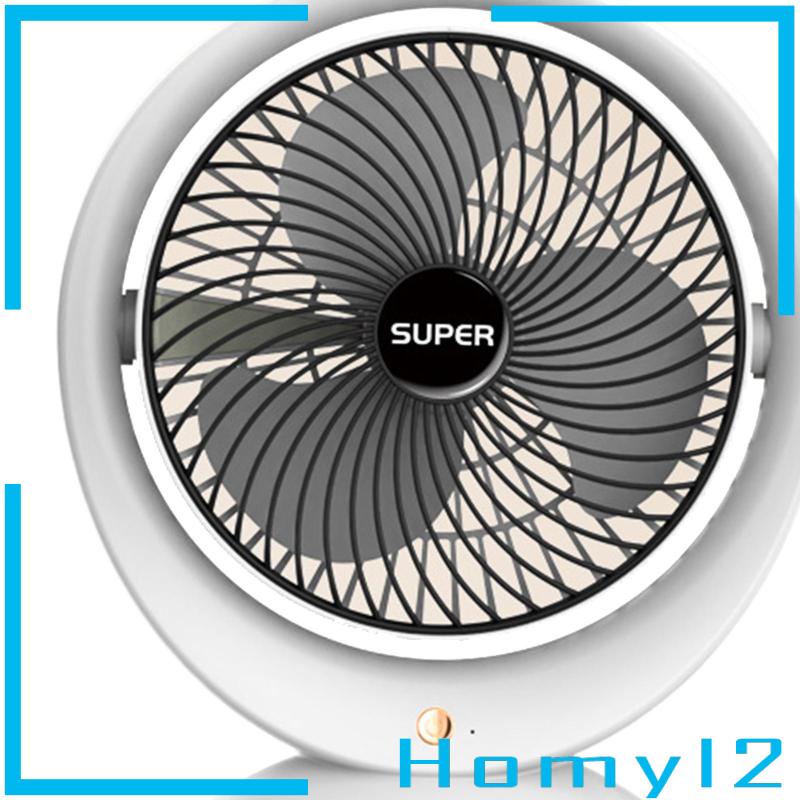 [HOMYL2] Kipas Angin Desktop 3speed Angin USB Rechargeable Mini Fan Untuk travel Kantor Indoor