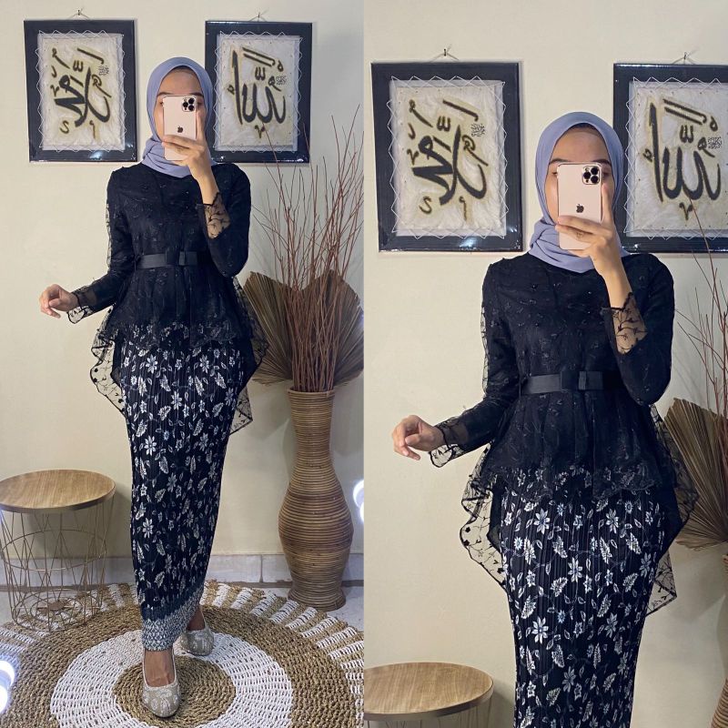 BA KEBAYA MODERN SETELAN KEBAYA AURORA TILLE KEBAYA WISUDA