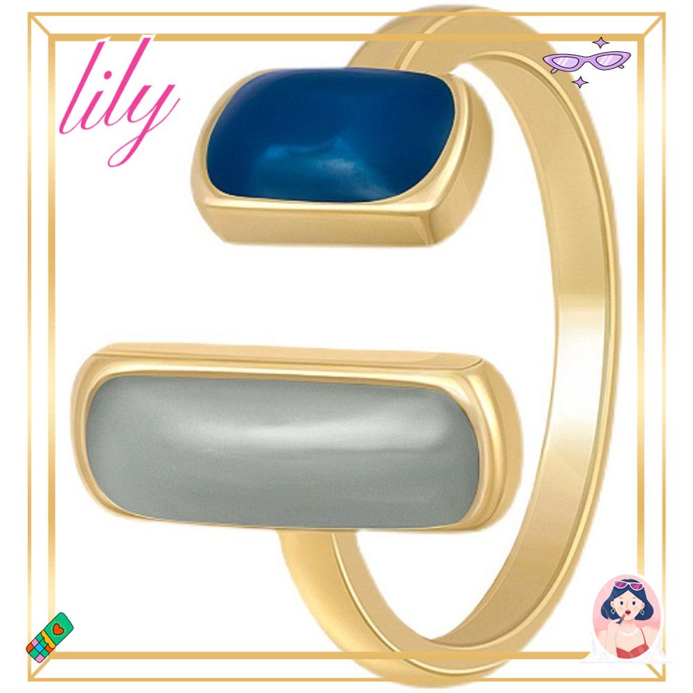 Lily Cincin Terbuka Wanita Gadis Fashion Vintage Adjustable