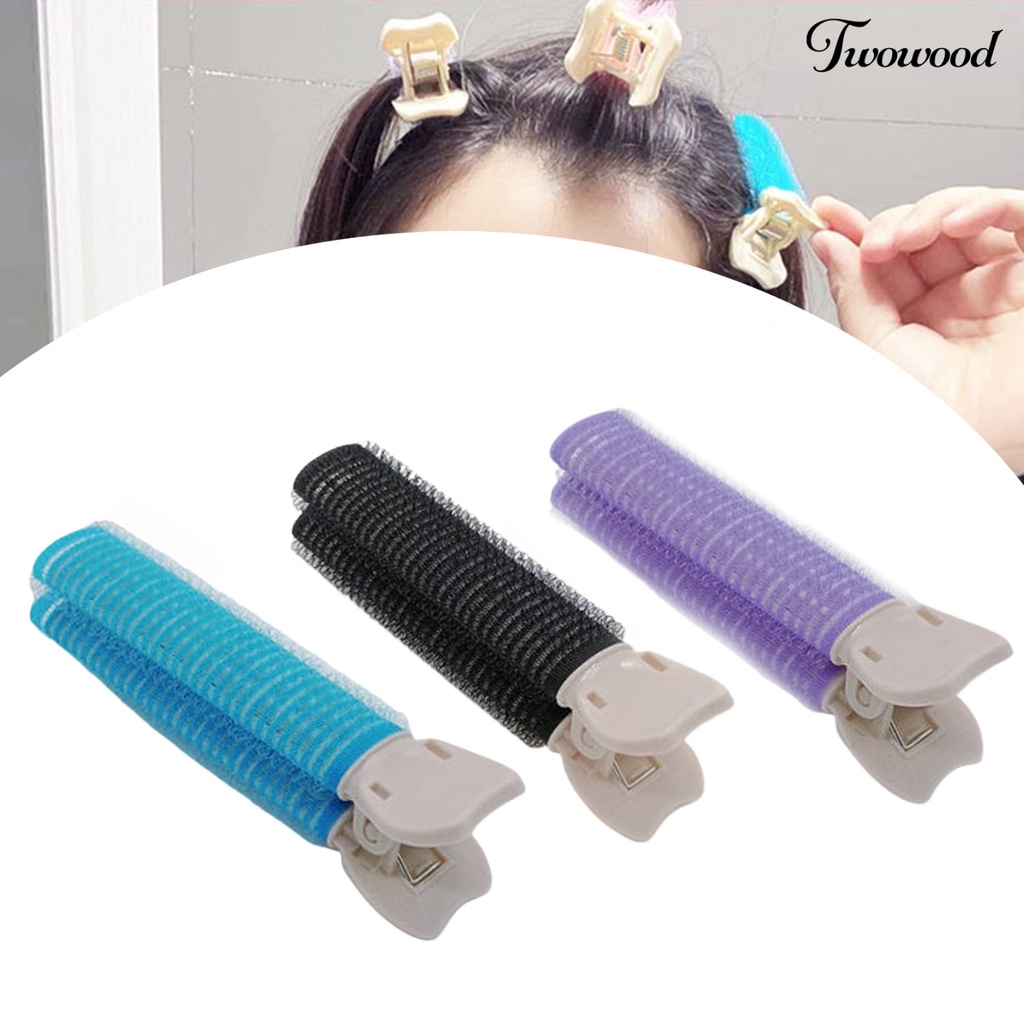 Twowood Hair Fluffy Clip Stabil Mudah Digunakan Kembali Tahan Aus Diterapkan Secara Luas Alat Kecantikan Wanita Klip Akar Rambut Tanpa Jejak Volumizing Untuk Anak Perempuan