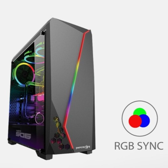 Imperion Neo 506 ATX RGB Sync Case PC Casing Computer Gaming