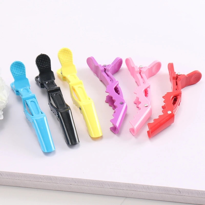 Mandi Shower Makeup Jepit Rambut Permen Warna-Warni Klip Buaya Mode Side bang Hair Pin Hairdressing Clamp Cakar Wanita Styling Fashion Hair Accessorie Korea Klip Rambut Plastik