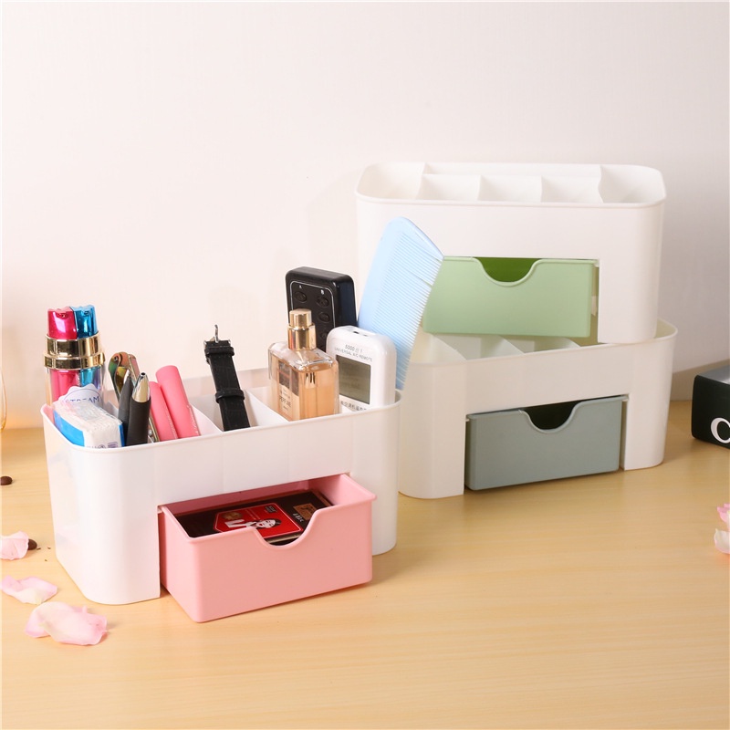 (Pimenova) RAK KOTAK Tempat KOSMETIK MAKE UP ORGANIZER Desktop Storage