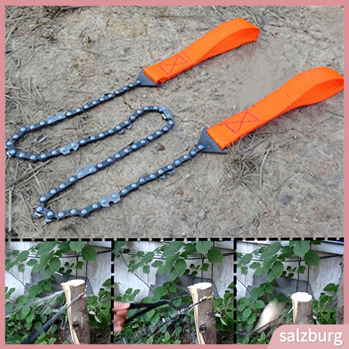 {In Stock} Survival Chain Saw Gergaji Tangan Emergency Pocket Gear Chic Alat Camping