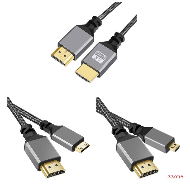 Zzz Kabel 4K Ultra High Speed 2kabel 1kabel 4K 60Hz Support ARC eARC 1ms 12Bits