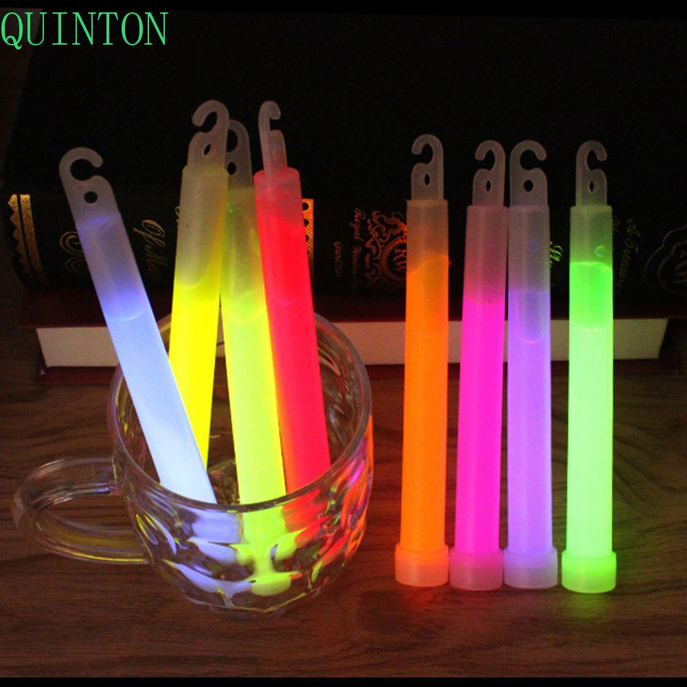 Quinton Glow Sticks Industrial Grade SOS 6inch Mainan Pesta Fluorescence Kimia Glow In The Dark Super Terang Camping Outdoor Alat Memancing Pencahayaan