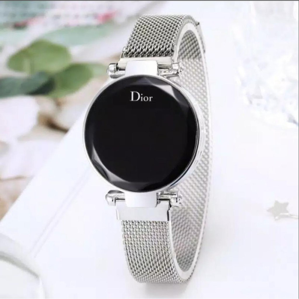 BAJ Jam Tangan Wanita RANTAI Magnet Led Digital MURAH IMPORT GROSIR FREE BATERAI FASHION  DR017