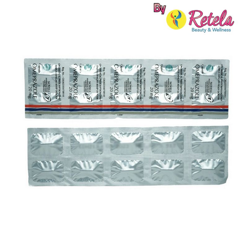 OMEPRAZOLE 20MG STRIP 10 CAPSUL