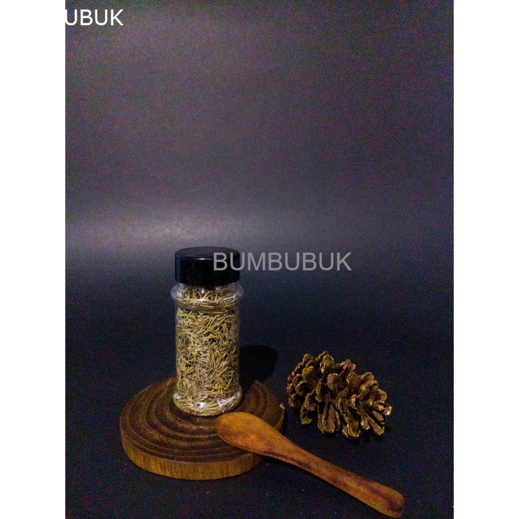 

Bumbubuk Rosemary Botol 15gr / Daun Rosemary / Dried Rosemary / Rosemary Leaves / Rosemary Kering / Bumbu / Rempah