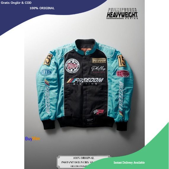 Phillipworks Born Fast Nascar Racing / BuyMax / Phillip Works / Jaket PhillipWorks Heavyweight Serie