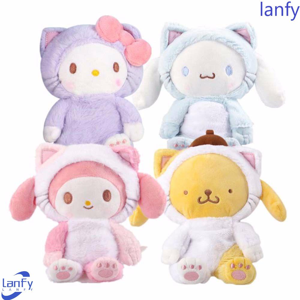 Lanfy My Melody Mainan Mewah Lucu Anak Hadiah Ornamen Kitty Lembut Dekorasi Kuromi Boneka Mainan