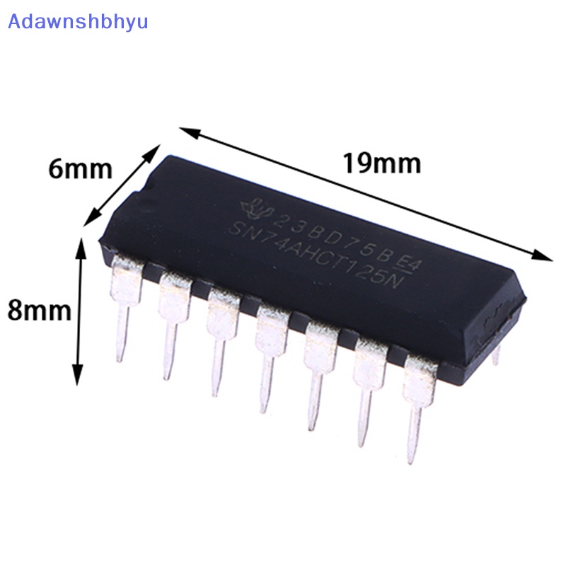 Adhyu 5pcs/lot SN74AHCT125N 74AHCT125 74AHCT125N In-line DIP-14 Logic Chip ID