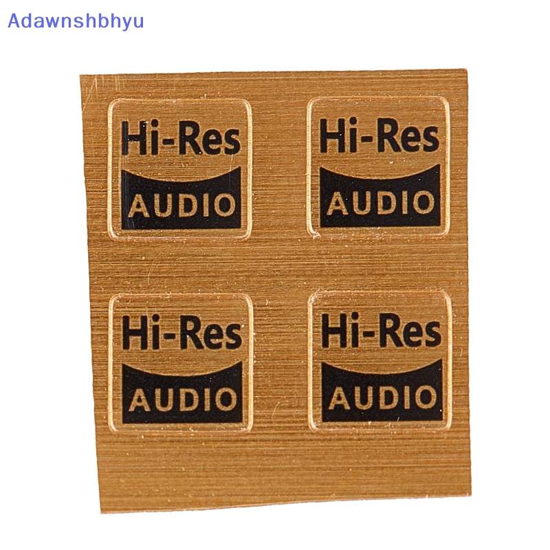 Adhyu 10pcs Stiker Audio Hi-Res Untuk Walkman Fiio Iriver Cayin MP3 All Hifi Device ID