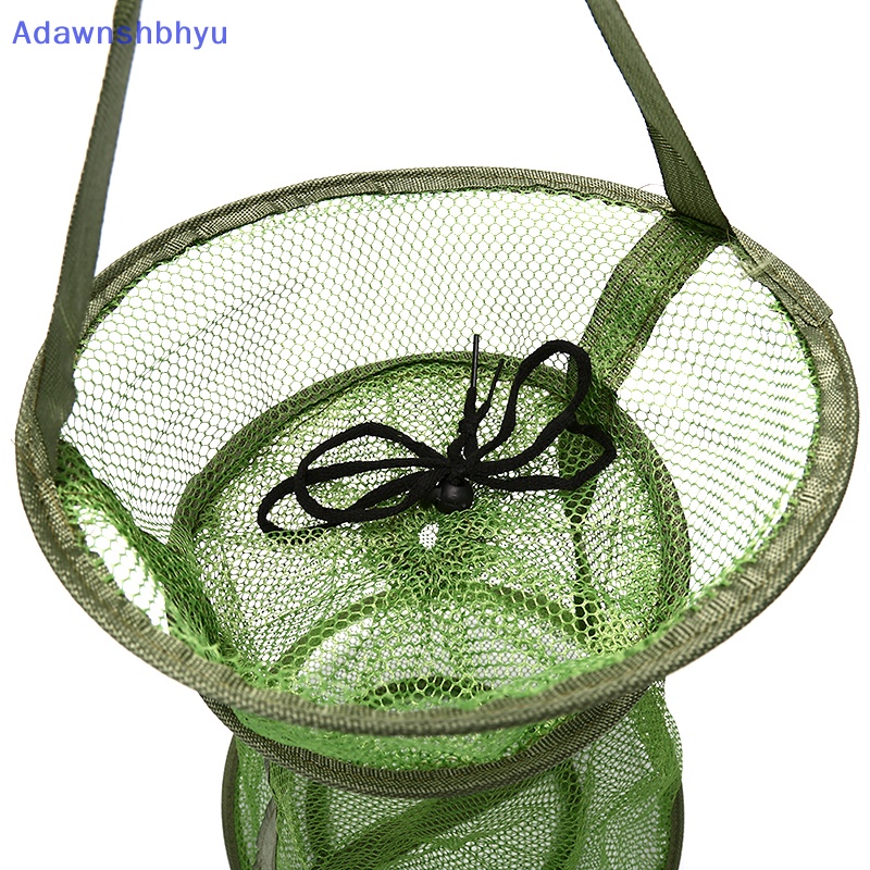 Adhyu Jaring Ikan Fishing Creel Tackle Nylon Landing Net Cor Jaring Pancing Kandang ID