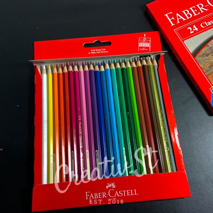 

Pensil 24 Warna Faber Castell Classic Colours Panjang