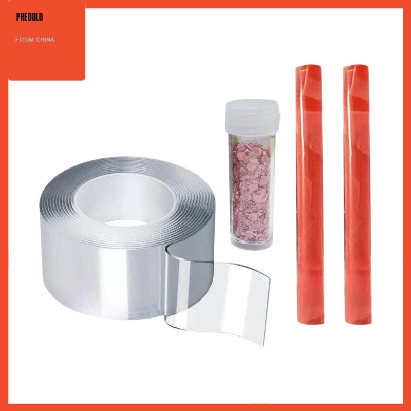 [Predolo] Blow Bubbles Double Sided Tape Santai Kaset Tanpa Jejak Strip Kerajinan Tangan DIY