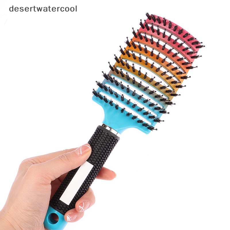 Deid Sisir Pijat Kulit Kepala Rambut Hairbrush Penghilang Stress Wet Curly Detangle Hair Brush Martijn