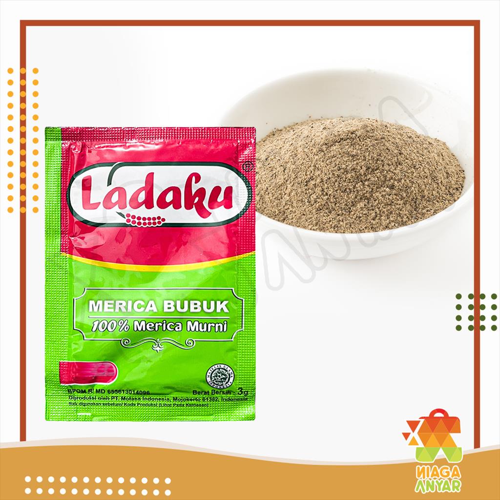 

NA LADAKU Merica Bubuk Murni Sachet / Bumbu Dapur Saset / Pepper Murni Rempah Instan