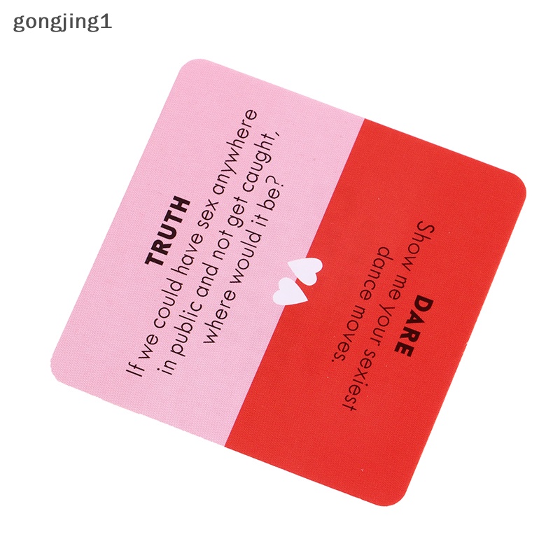 Ggg Mini Ukuran Kecil Truth Or Dare Untuk Pasangan Permainan Kartu Lovers Board Game Supply ID