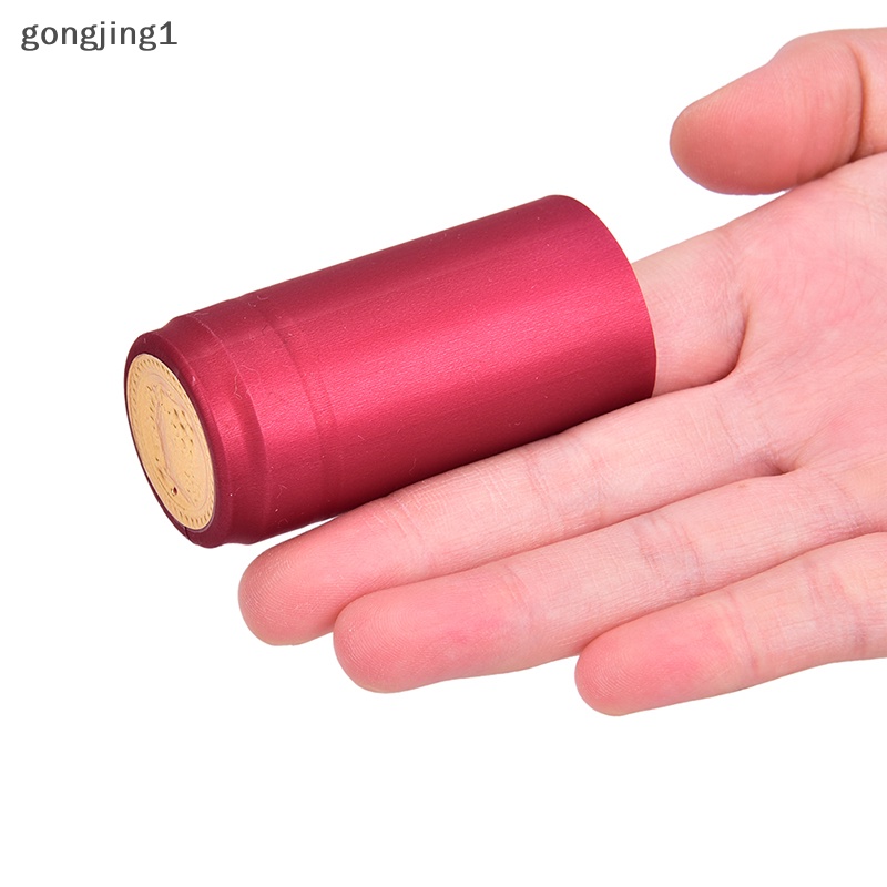 Ggg 10pcs Penutup Botol Wine Segel Botol Wine Aksesoris PVC Heat Shrink Tutup Supply ID