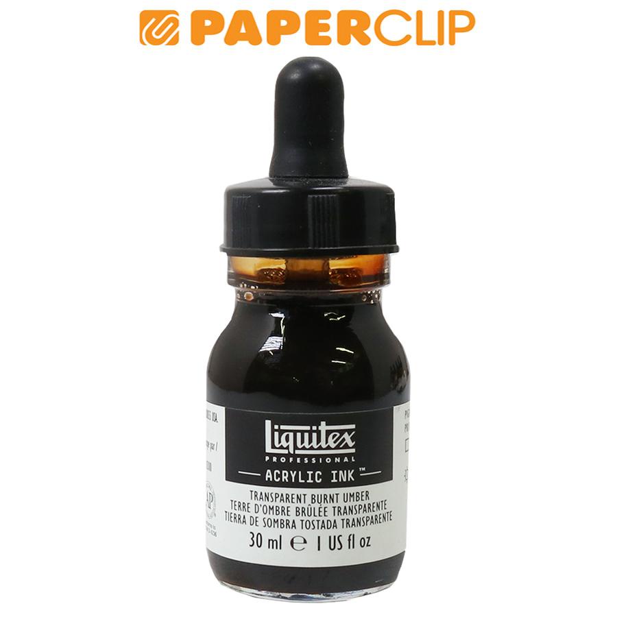 

AKRILIK INK / ACRYLIC INK LIQUITEX 30ML TRANSPARENT BURNT UMBER 4260130
