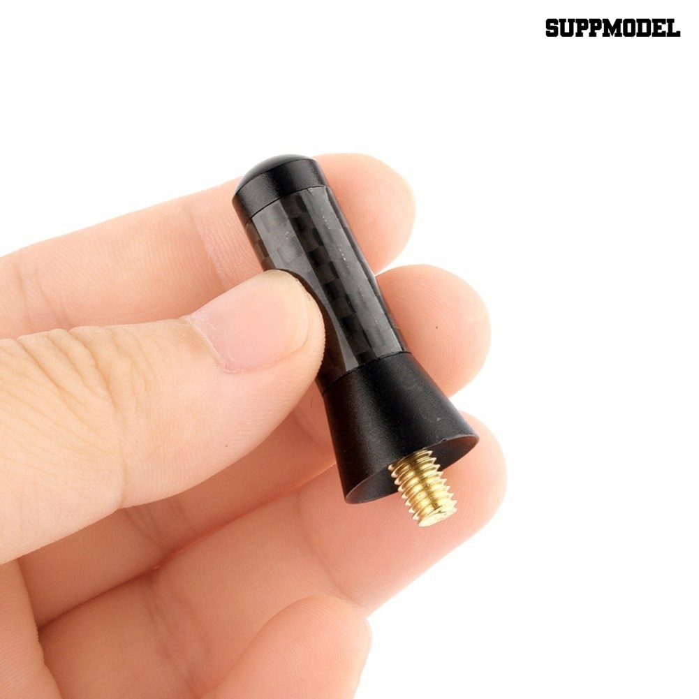 [SM] 3.5cm Carbon Fiber Auto Kendaraan Mobil Styling Antena Pendek Modifikasi Aerial