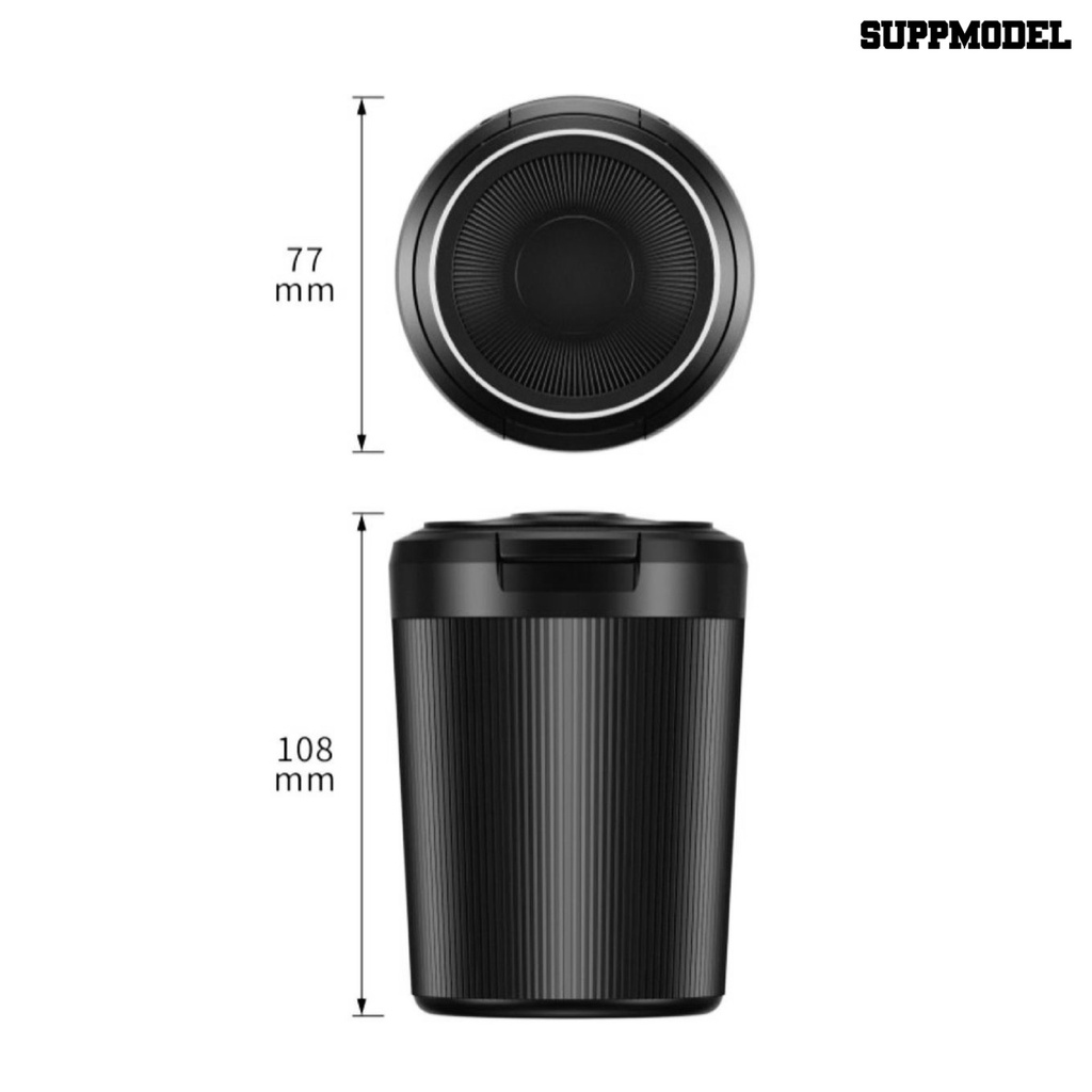 [SM]Lampu Led Tahan Api Mobil Dengan Tutup Dapat Dilepas Kekuatan Tinggi Abu Holder Ringan Mobil Cup Holder Travel Aksesori Mobil