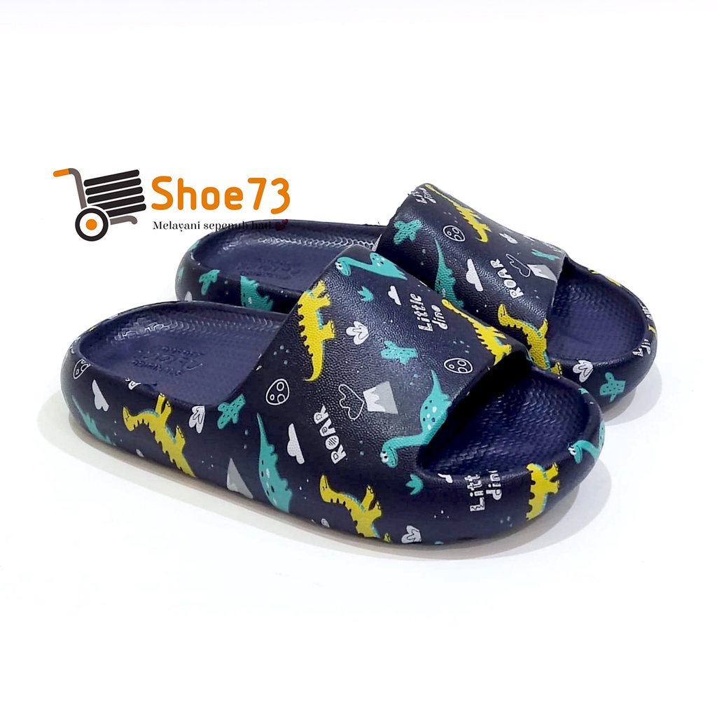 LUOFU E 6224 K-E35 SIZE 24-35 ORIGINAL l Sandal Selop jelly anak Laki l Sendal kokop anak Cowok impor