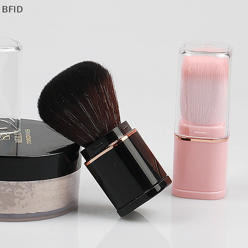 [BFID] Brush Makeup Kosmetik Portable Retractable Mini Blush Foundation Alat Bedak [ID]