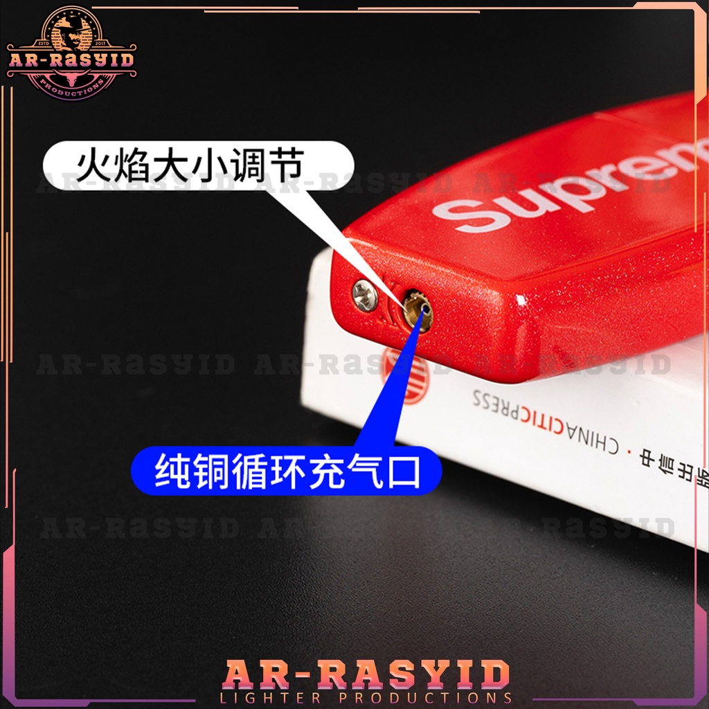 TERBARU! Korek Api Roda Api Gas Supreme Huobao Lighter HB-1903