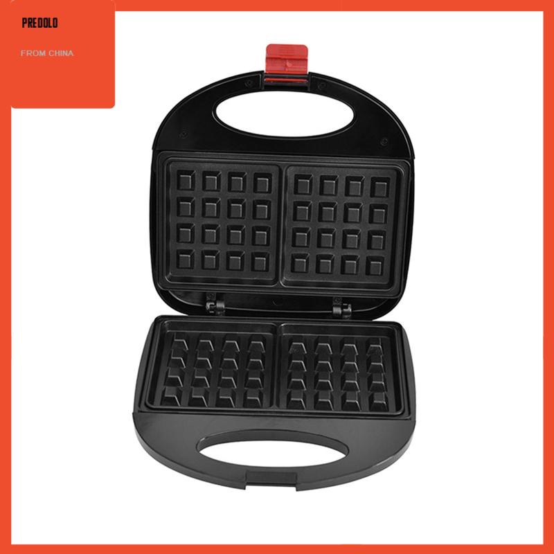 [Predolo] Panini Press Breakfast Maker Machine Elektrik Untuk Pancake Omelet Sandwich