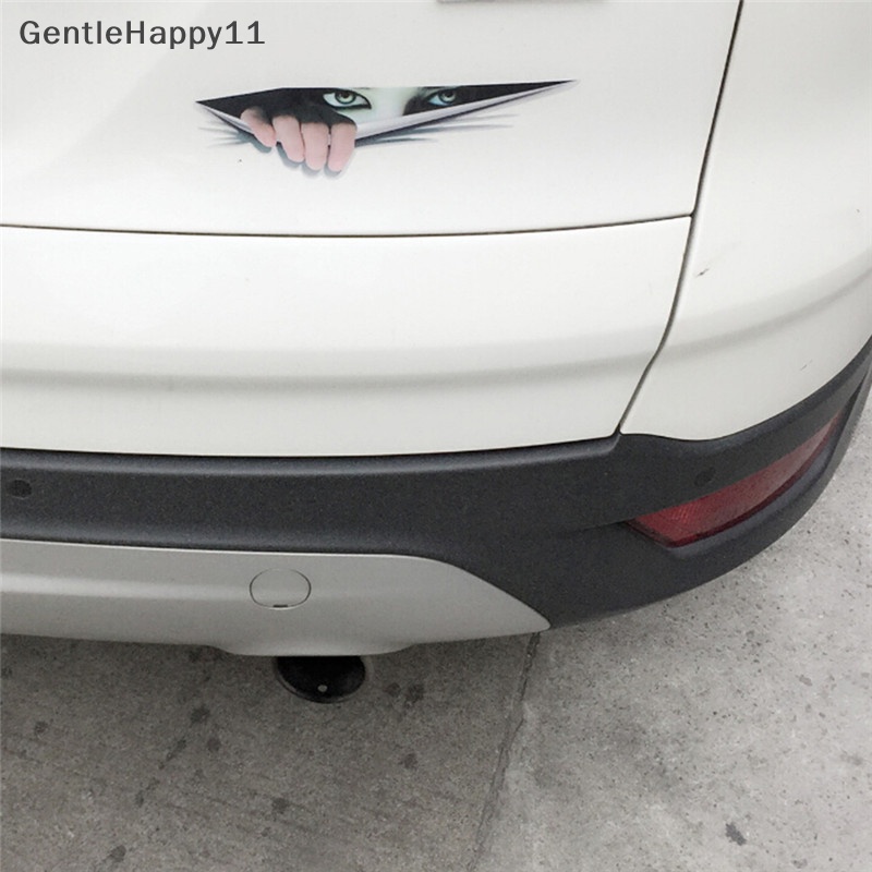 Gentlehappy Lucu 3D Peel Auto Spion Decal Body Mobil Hias Anti Air Stiker PVC id