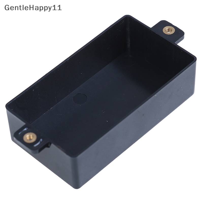 Gentlehappy 2Pcs cover pickup Koil Ganda Tertutup Plastik Untuk Gitar Elektrik Hitam/Putih id