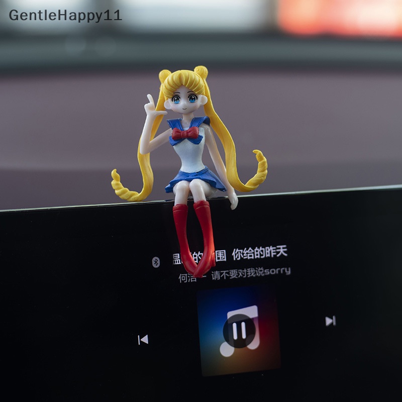 Gentlehappy Ornamen Dashboard Mobil Model Anime Sailor Moon Action Figure Dekorasi Kawaii Gadis Cantik Aksesoris Mobil Interior Gadis id