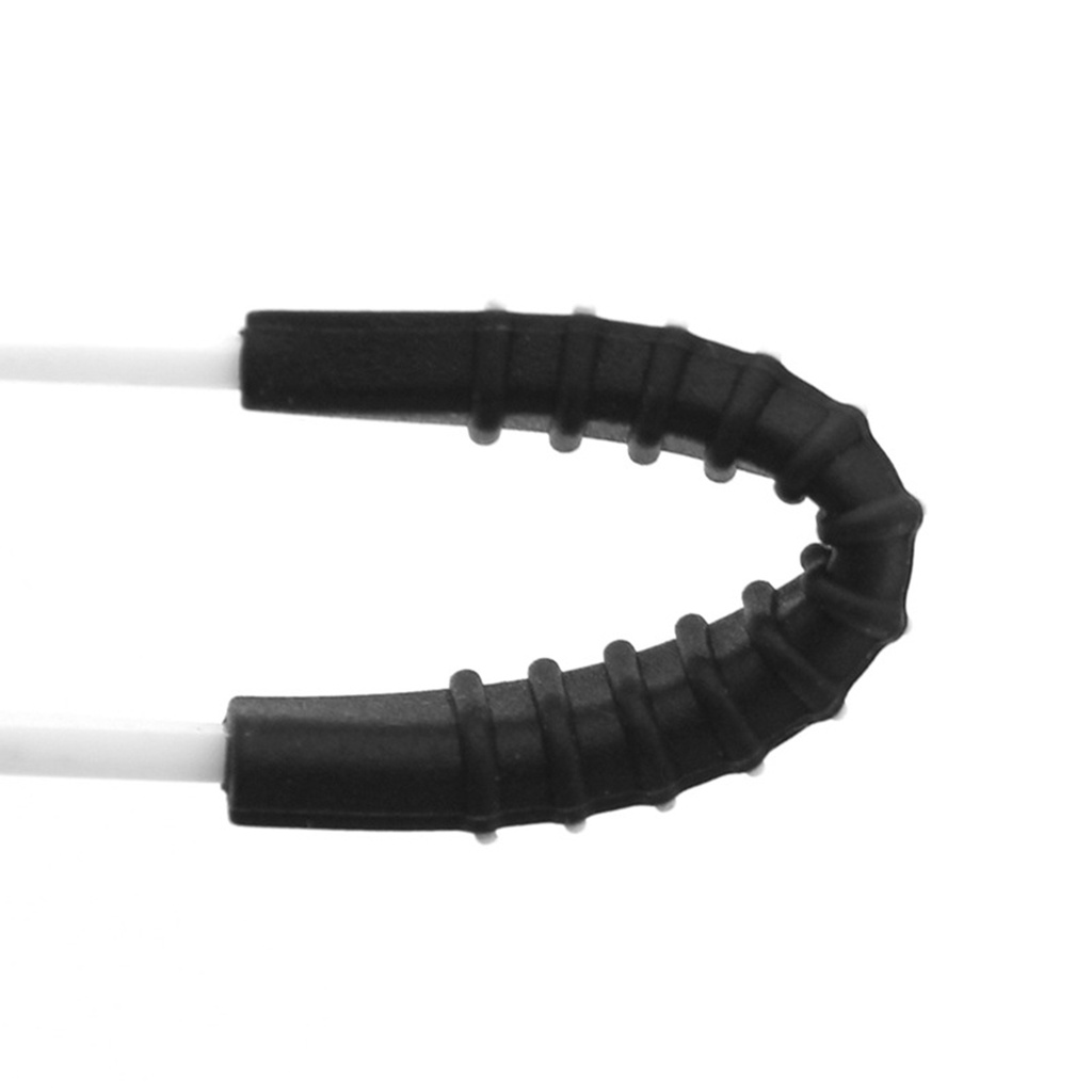 1pasang Kacamata Anti-slip Lengan Silikon Penutup Kaki Anti-Aus Dan Anti-drop Kacamata Temple Tip Holder