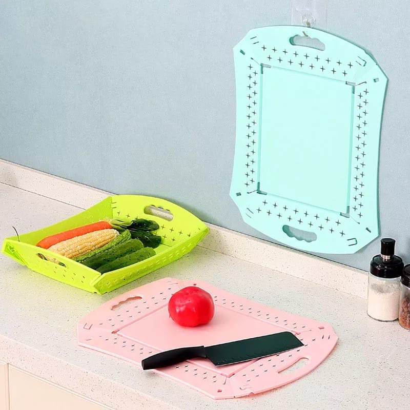 YGS -H105- Talenan Lipat Multifungsi Keranjang - Talenan Baskom 2 in 1 - Multifungsi Cutting Board