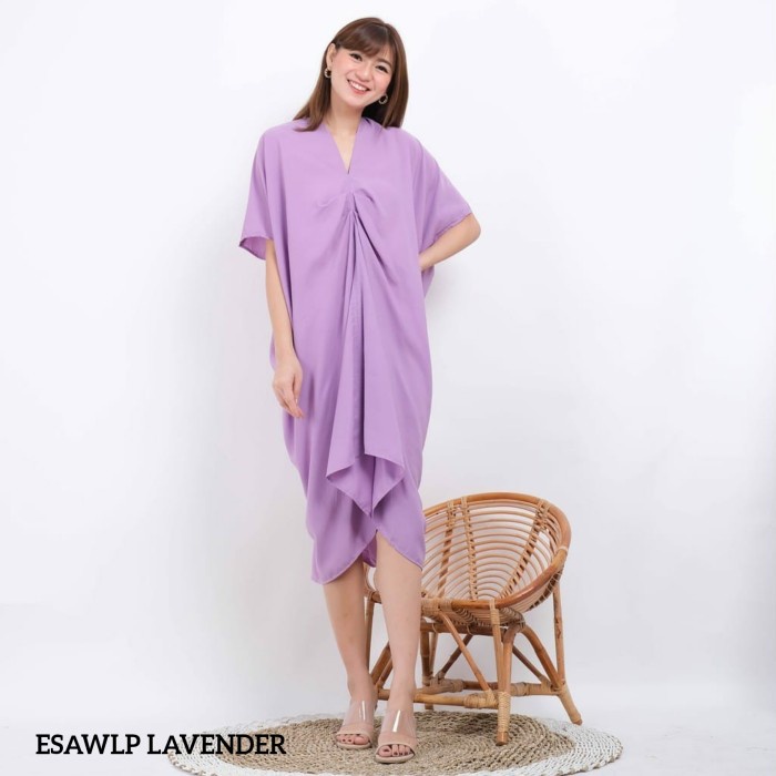 Promo COD Terlaris KAFTAN /KAFTAN LEBARABPN TERBARU/KAFTAN PESTA/DRESS KAFTAN VN 922 - LAVENDER
