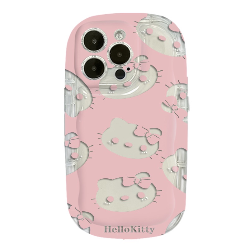 IPHONE Casing Ponsel Lembut Transparan Kompatibel Untuk Iphone14 13 12 11 Pro Max XS X Xr8 +7Plus Silikon Shockproof Kucing Lucu Casing Cover Cell Precticer