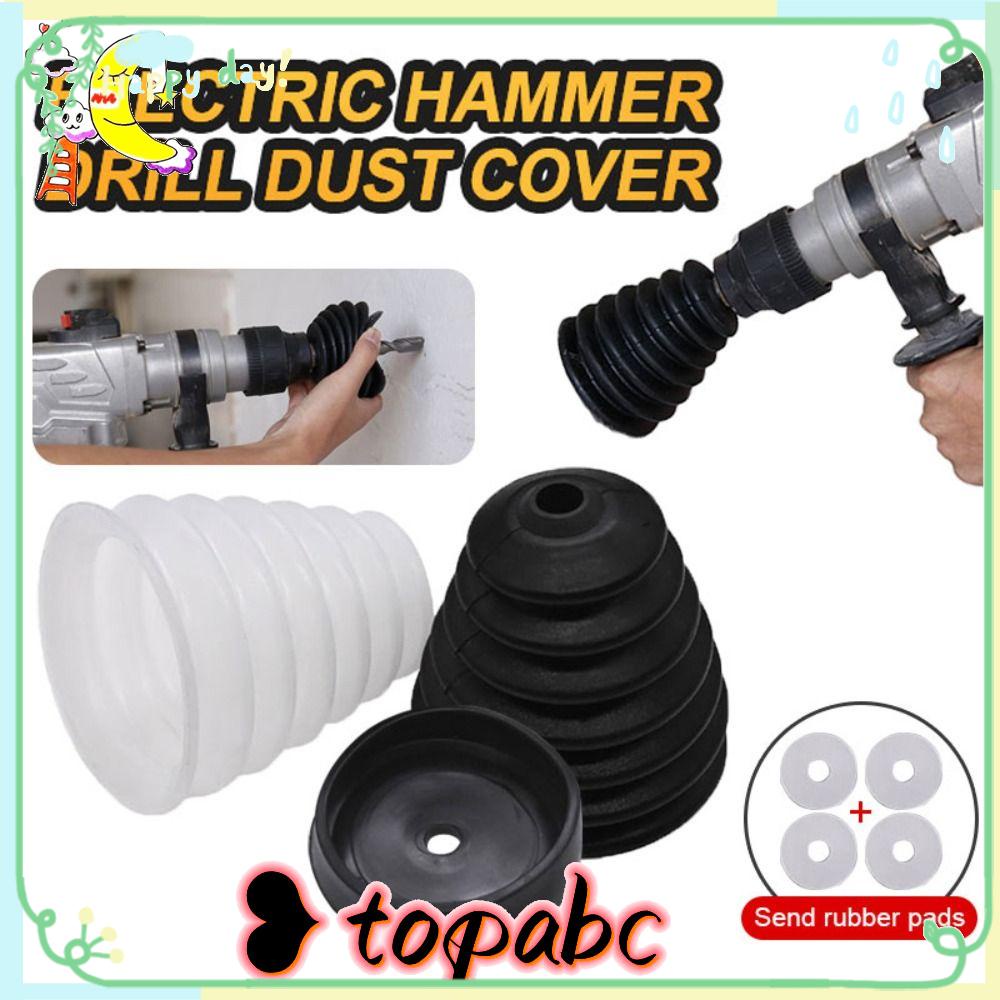 TOP Bor Listrik Penutup Debu Portable Dengan 4karet Gelang Perangkat Anti Debu Rubber Impact Hammer