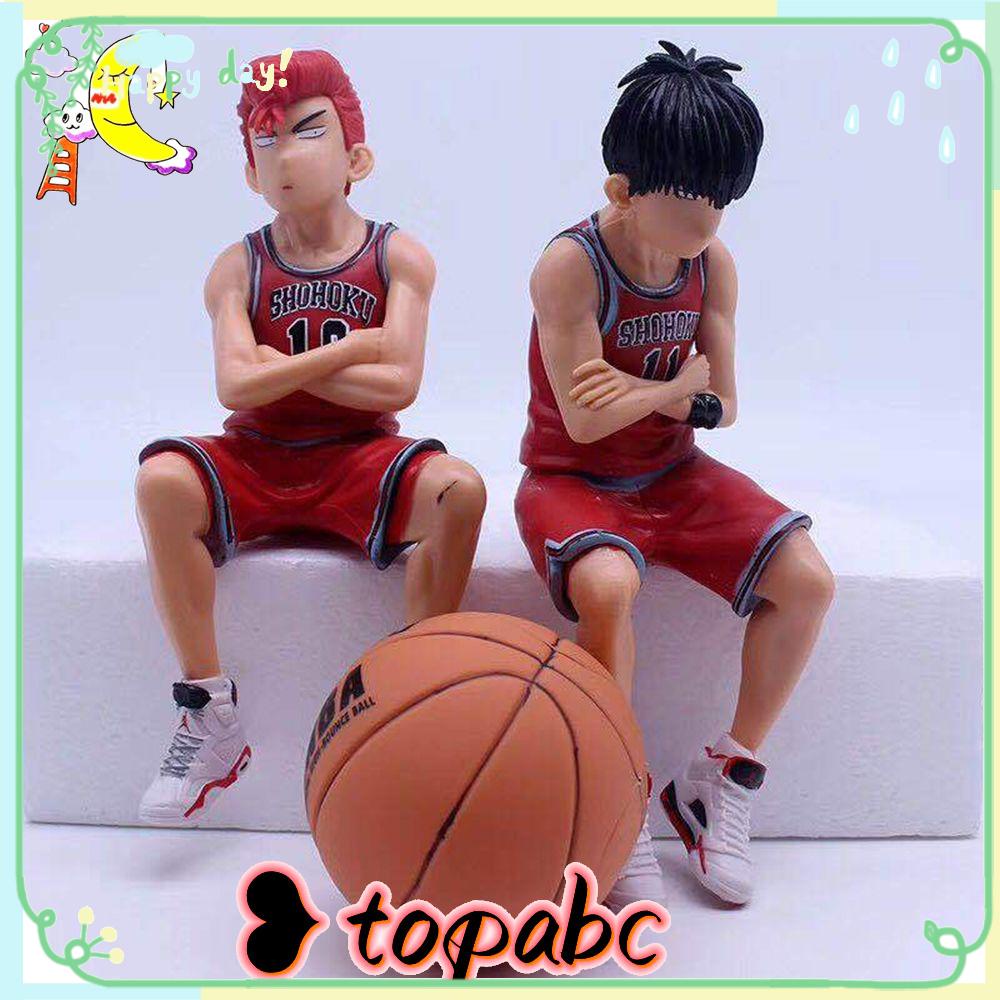 TOP Slam DUNK Action Figure Karakter Kartun Kreatif Model Rukawa Ornamen Mobil