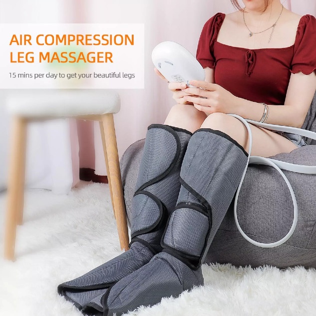 Pemijat Kaki Sirkulasi Udara Alat Pijat Kaki Kompres Udara Elektrik