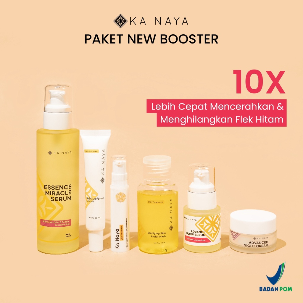 Ka Naya Paket Dark Spot BOOSTER - Penghilang Flek Hitam Di Wajah Ampuh Bpom - Salep Flek Hitam Memba