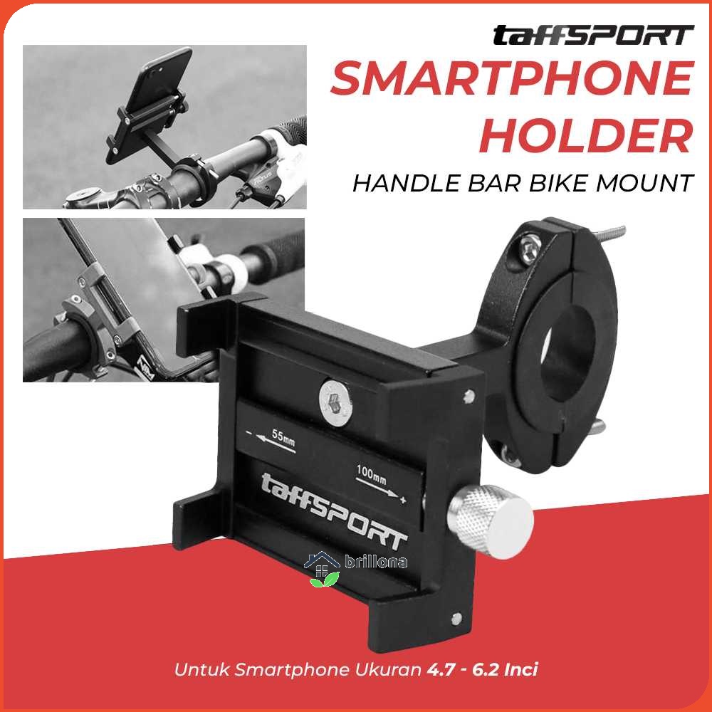 TaffSPORT Smartphone Holder Sepeda Handle Bar Bike Mount - YP07