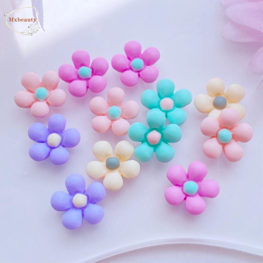 MXBEAUTY Perhiasan Accessorie Lucu 10 Pcs Nail Art Jepit Rambut Telepon Shell Bunga DIY Anting-Anting Ornamen