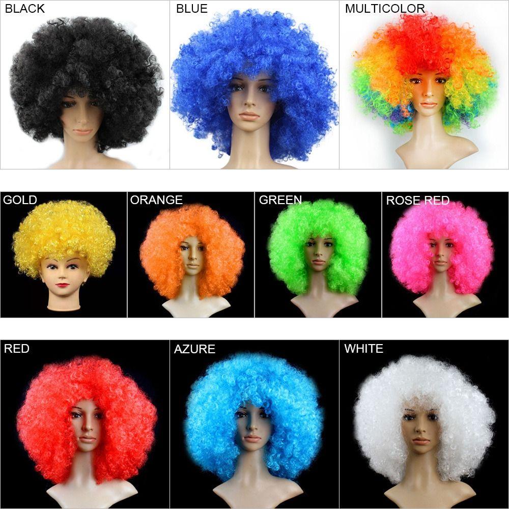 Lily Beberapa Wigs Berwarna Untuk Pesta Bermain Peran Badut Dan Kegembiraan