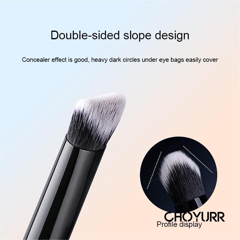 【COD】Concealer Make-up Brush Double-Sided Slope Foundation Kuas Rias-CH