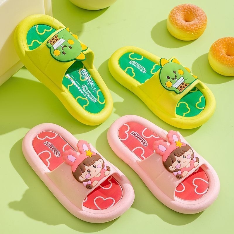 GLORYKIDZ 23SH2189 Sandal Anak Perempuan Laki Laki Kartun Karakter Sendal Anak 4 Tahun - 12 Tahun musim panas Sandal Pantai Santai Karet Jelly Kasual size 28 - 38