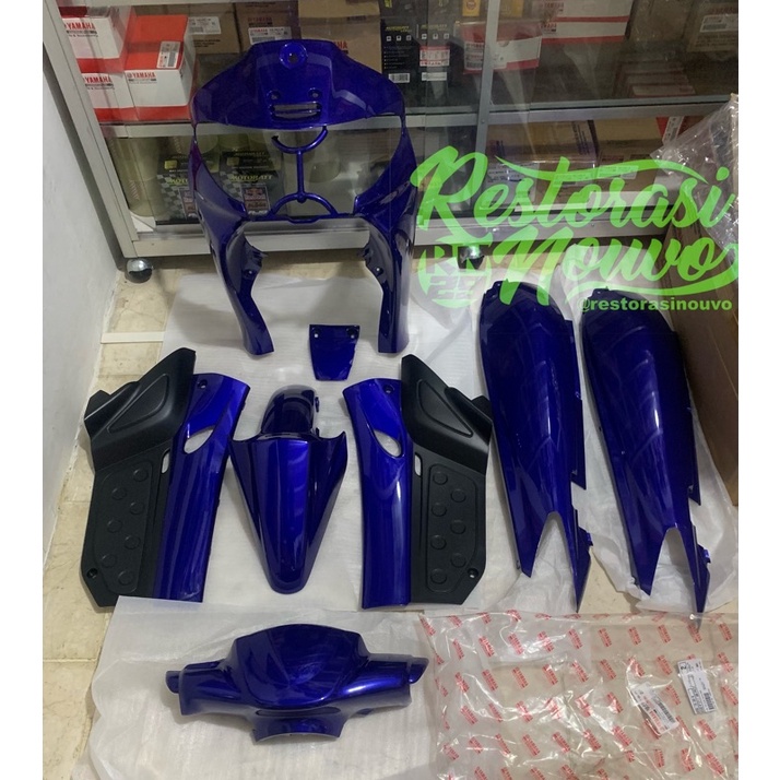 Body nouvo lele biru cover body nouvo lama original body halus full nouvo lele original yamaha body 