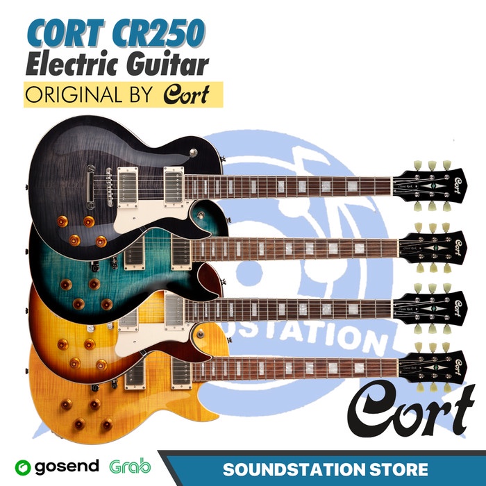 CORT CR250 Electric Guitar | Gitar Listrik Elektrik Les Paul Model